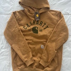 Carhartt Hooded Sweatshirt Mens Medium